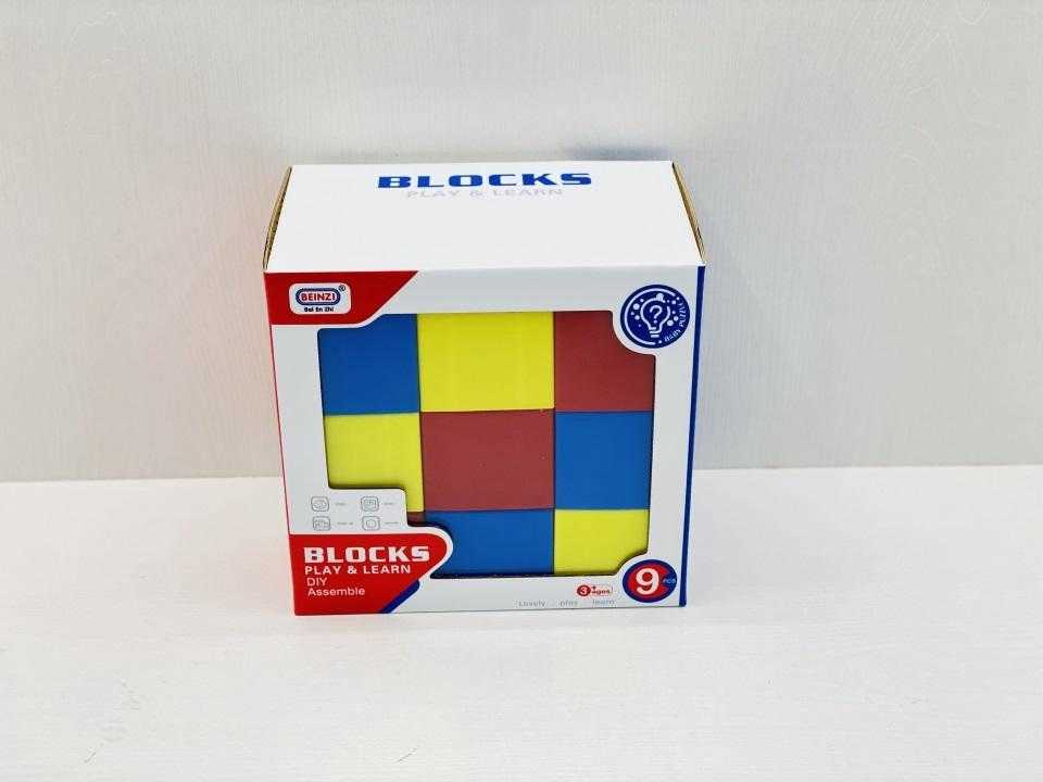 Σετ κατασκευών DIY με τουβλάκια - 9pcs - 6681-3 - 493443 - iThinksmart.gr