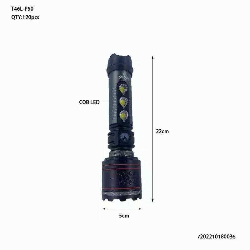 Rechargeable LED flashlight - T46L-P50 - 180036