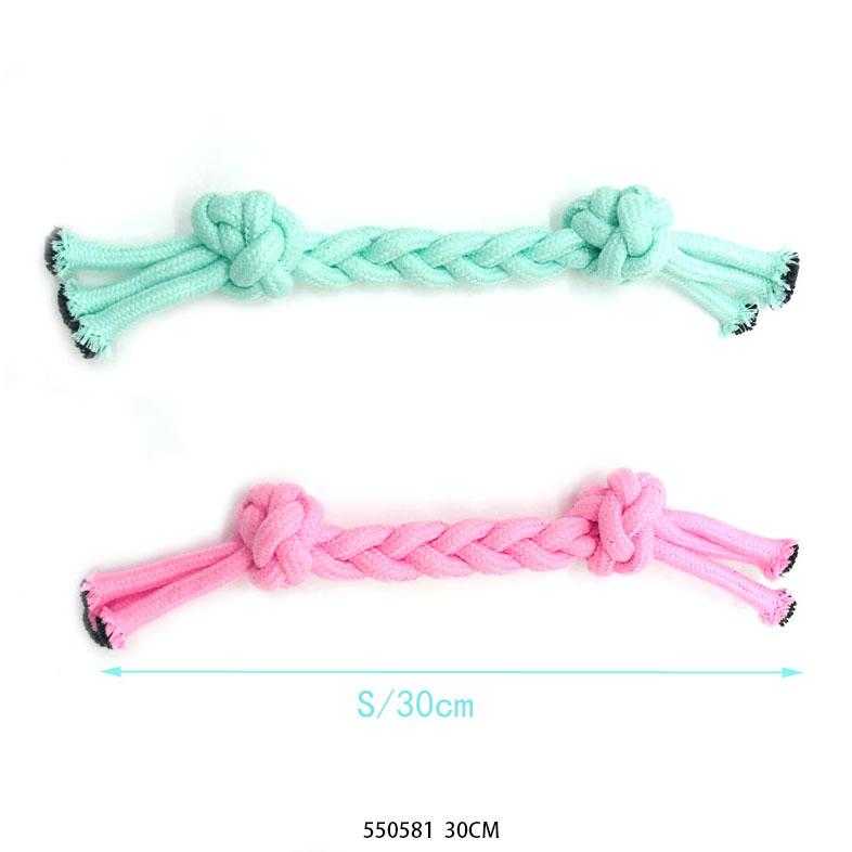 Knotted rope dog toy - 30cm - 550581