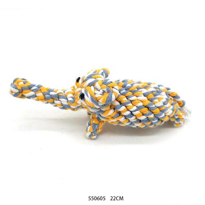 Rope animal dog toy - 22cm - 550605
