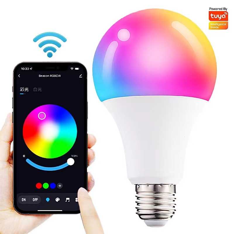 Smart LED lamp - RGB - E27 - A60 - 9W - 431831