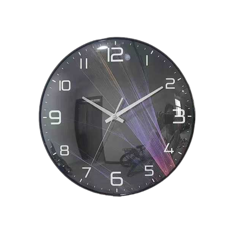 Ρολόι τοίχου - FHS-B625-13 - 505039 - Black/Purple - iThinksmart.gr