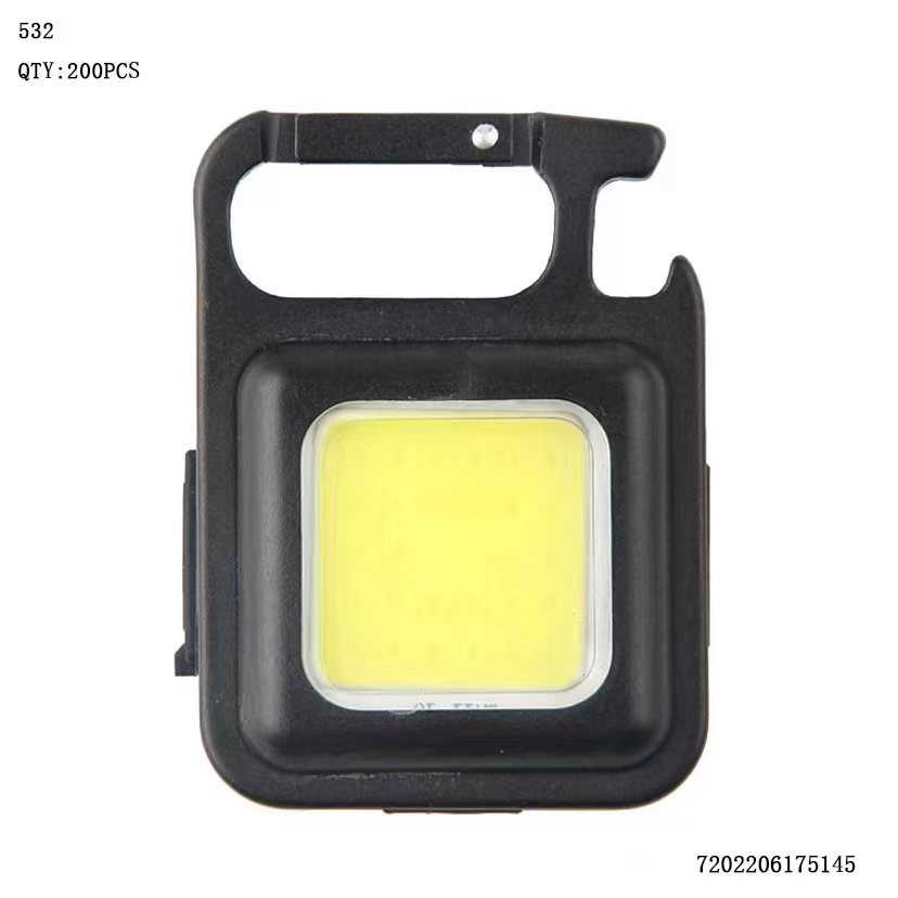Mini Rechargeable LED Keychain Flashlight - 532 - 175145
