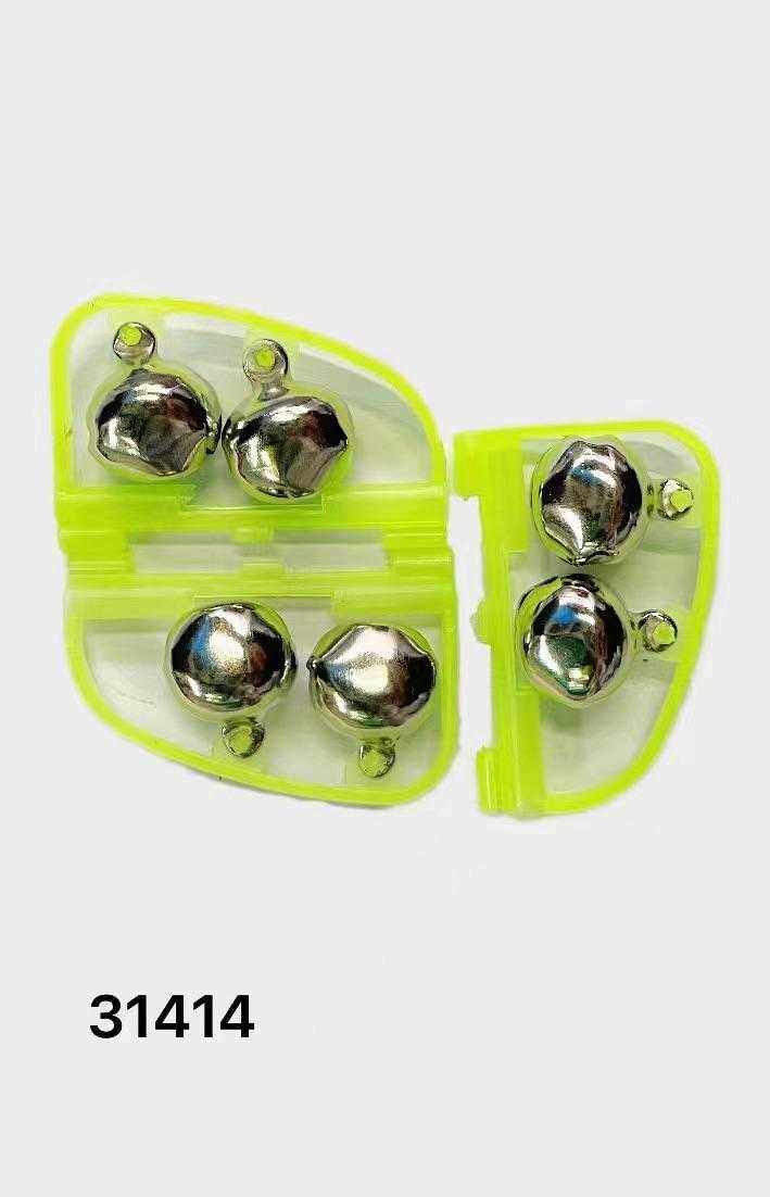 Fishing bells double with rod base - Alarms - 3pcs - 31414
