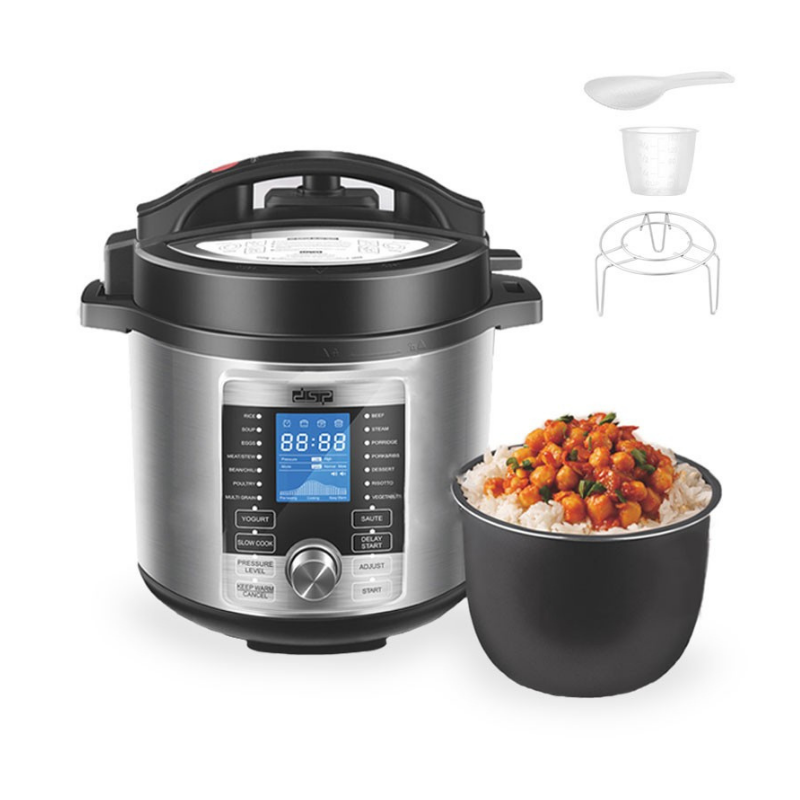 Self-contained electric pressure cooker with LCD digital display - KB5008 - DSP - 562373