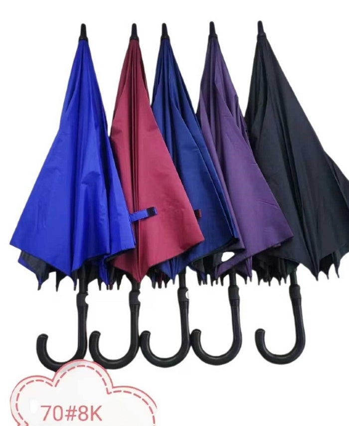 Αυτόματη ομπρέλα μπαστούνι – 70# - 8K - Tradesor - 585953