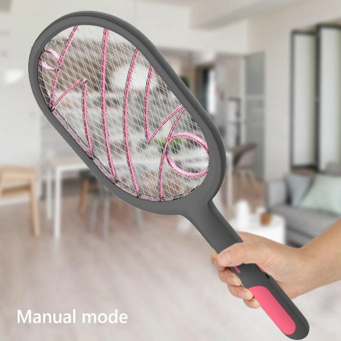 Electric fly swatter racket - 8820 - 588203 - Black