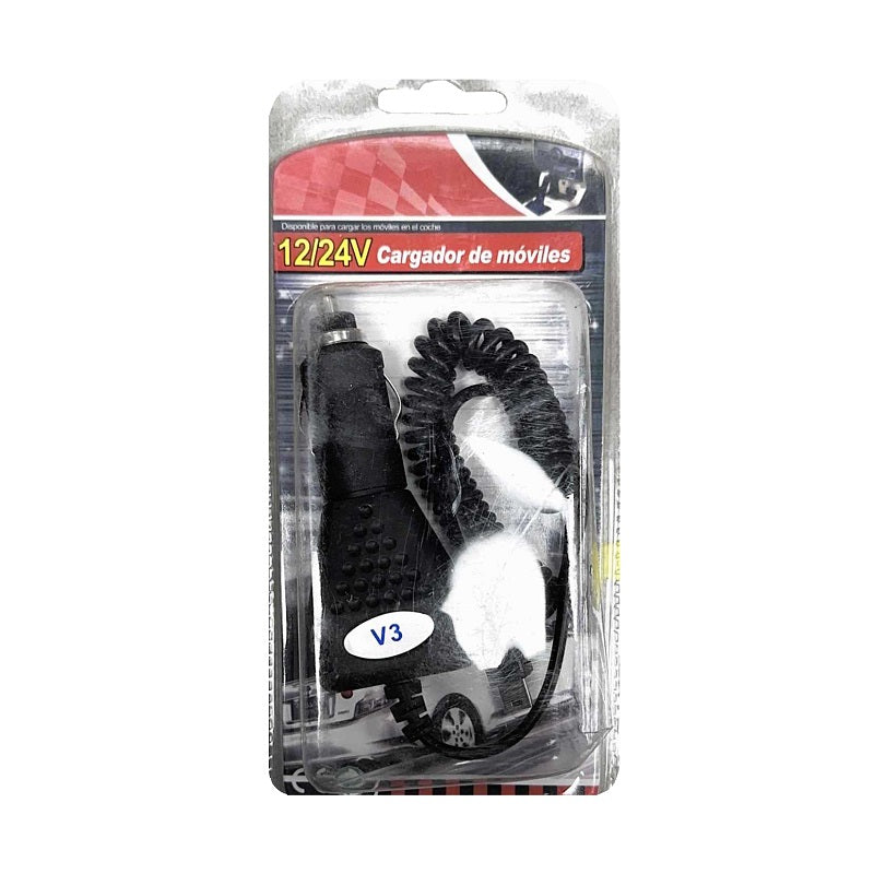 Spiral car lighter charger - Micro USB - RD-6101 - 601709