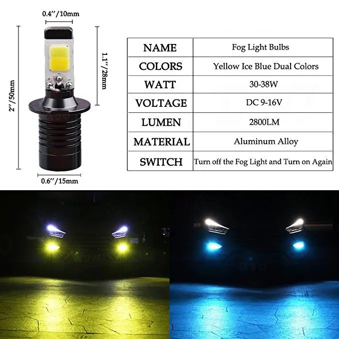 LED fog lights - H11 - 608033