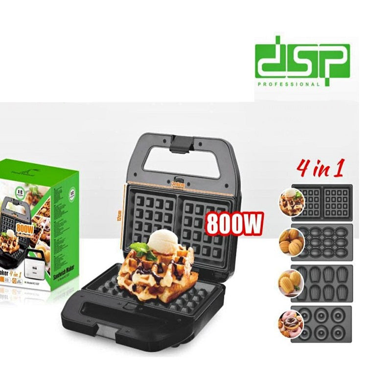 Waffle maker - 4in1 - KC1237 - DSP - 614016