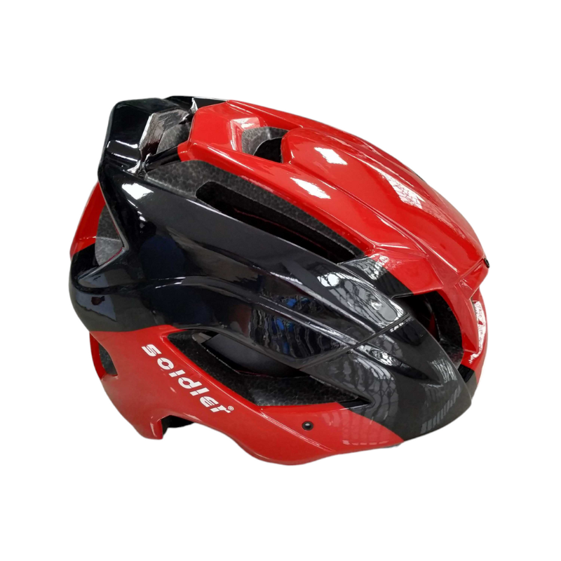 Bicycle helmet - S46-33 - 652817 - Red/Black