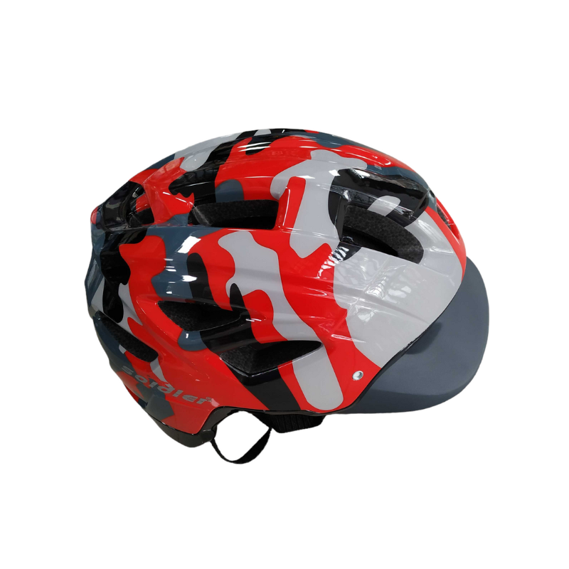 Bicycle helmet - S56-52-MIX - 652862 - Red