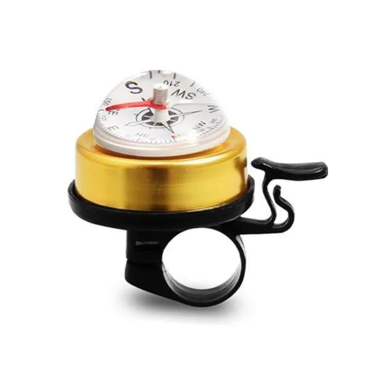 Bicycle bell with compass - S25-426 - 653197 - Gold