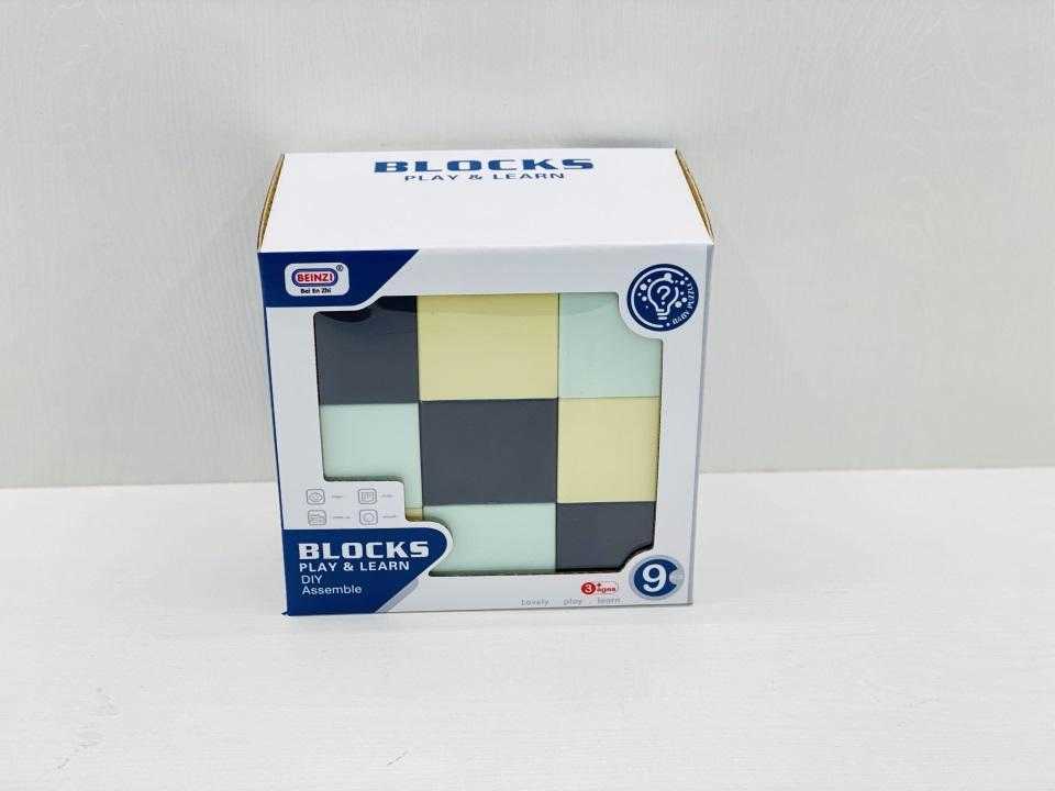 Σετ κατασκευών DIY με τουβλάκια - 9pcs - 6681-9 - 493504 - iThinksmart.gr