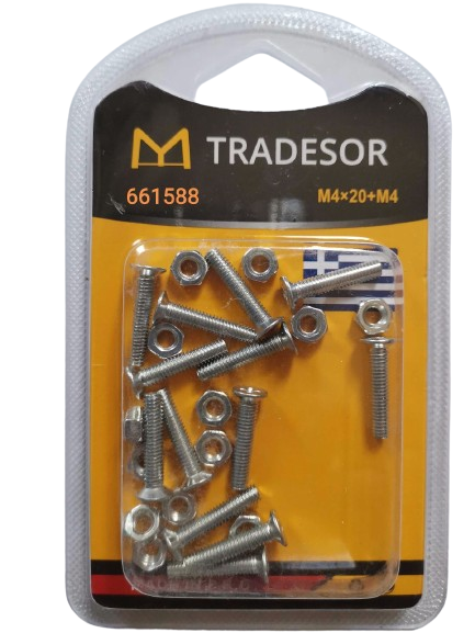 Σετ - Βίδες - 4X20mm - 661588 - iThinksmart.gr
