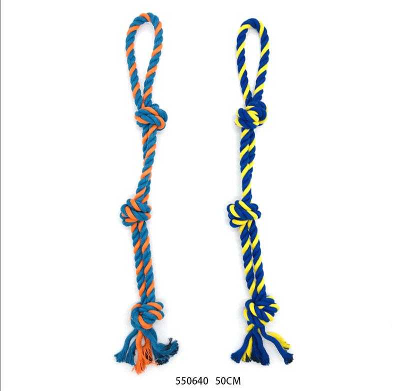 Knotted rope dog toy - 50cm - 550640