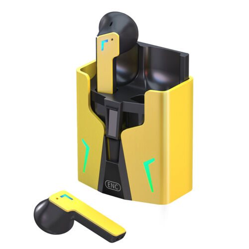 Ενσύρματα ακουστικά Gaming με θήκη φόρτισης - KINGKONG - Fineblue - 700147 - Yellow