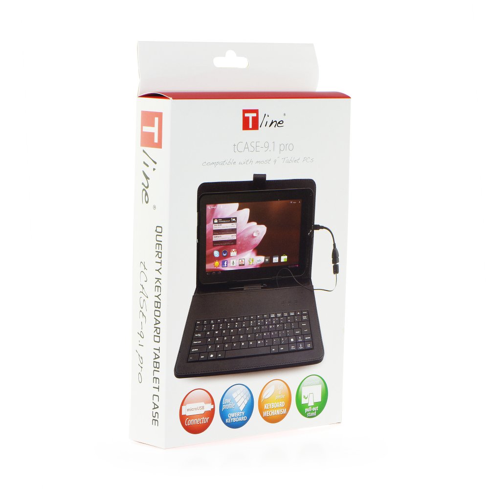 Universal Θηκη/Stand - Πληκτρολογιο T-Line για Tablet 9" - iThinksmart.gr