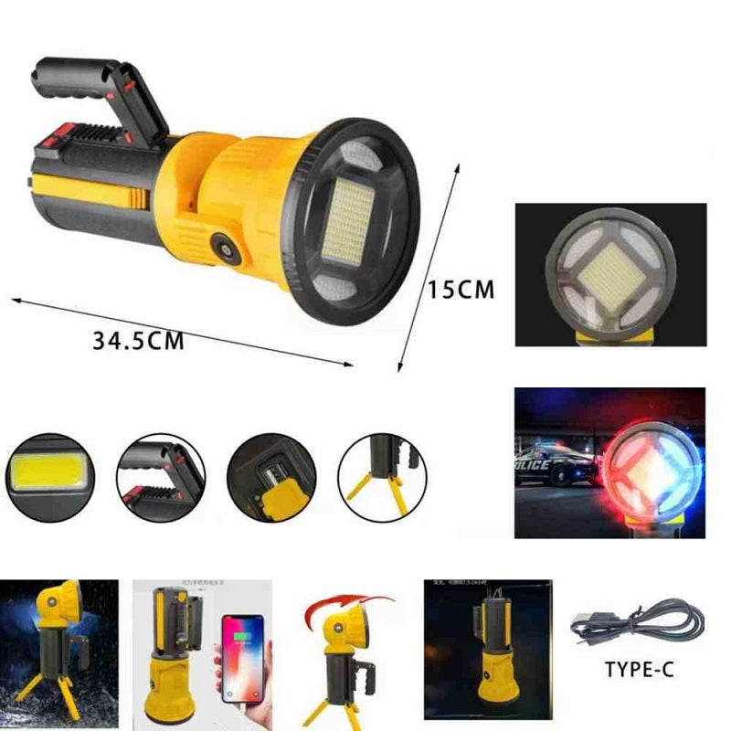 Rechargeable LED flashlight - 5165-2 - 751669
