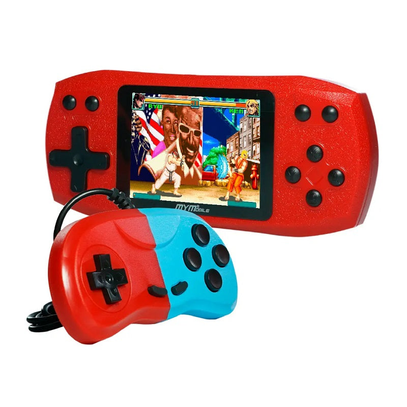 Portable game console with controller - 620 in 1 - 884416 - Red