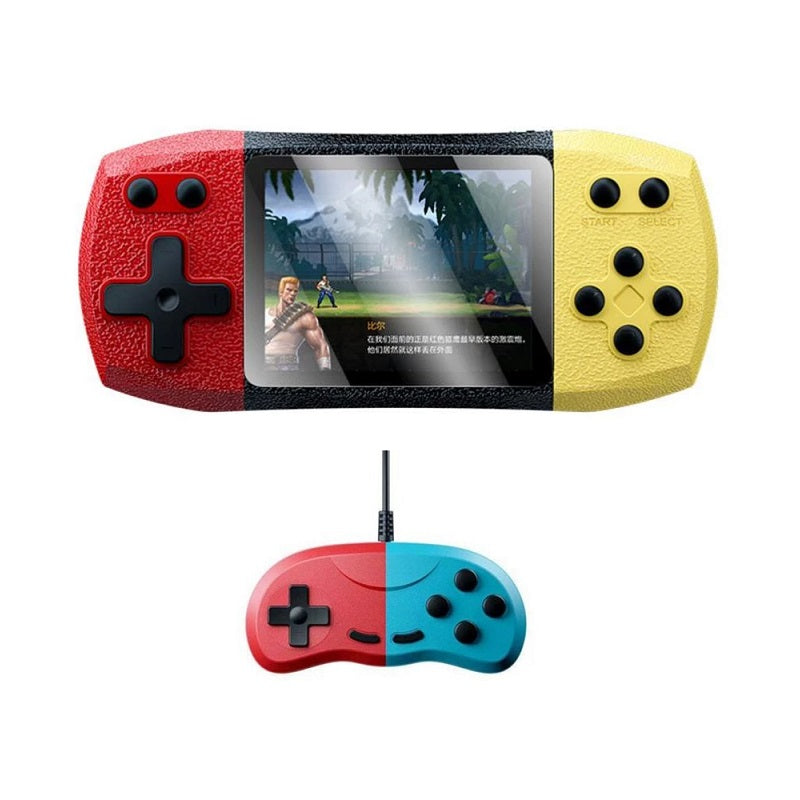 Portable game console with controller - 620 in 1 - 884416 - Red/Yellow