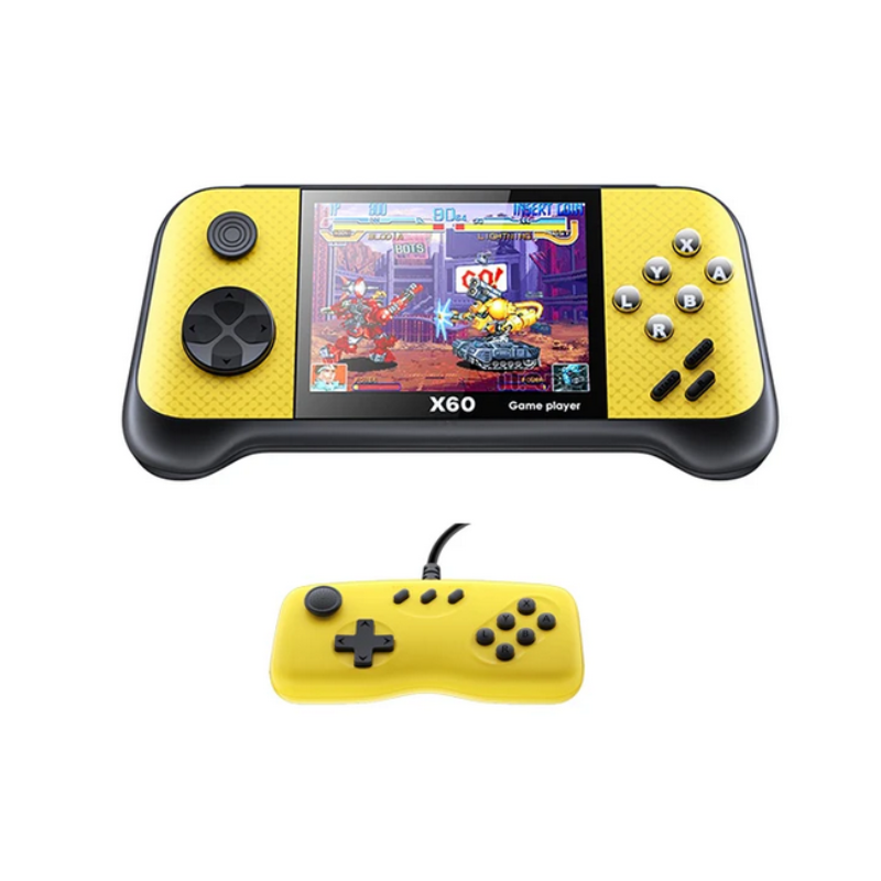 Portable game console with controller - X60 - 887677 - Yellow