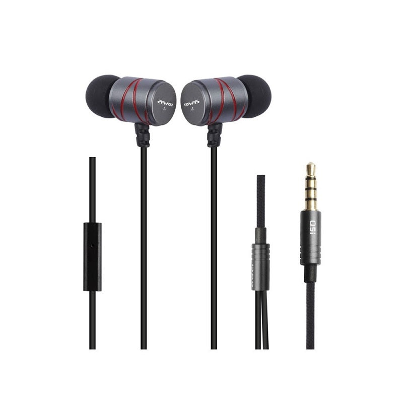 Ενσύρματα ακουστικά - Q5i - AWEI - 889336 - Grey