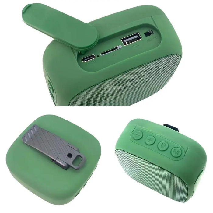 Wireless Bluetooth bicycle speaker - F88 - 889701 - Green