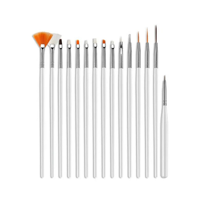Σετ πινέλα μανικιούρ Nail Art - B272 15 - 15pcs - 910525 - iThinksmart.gr
