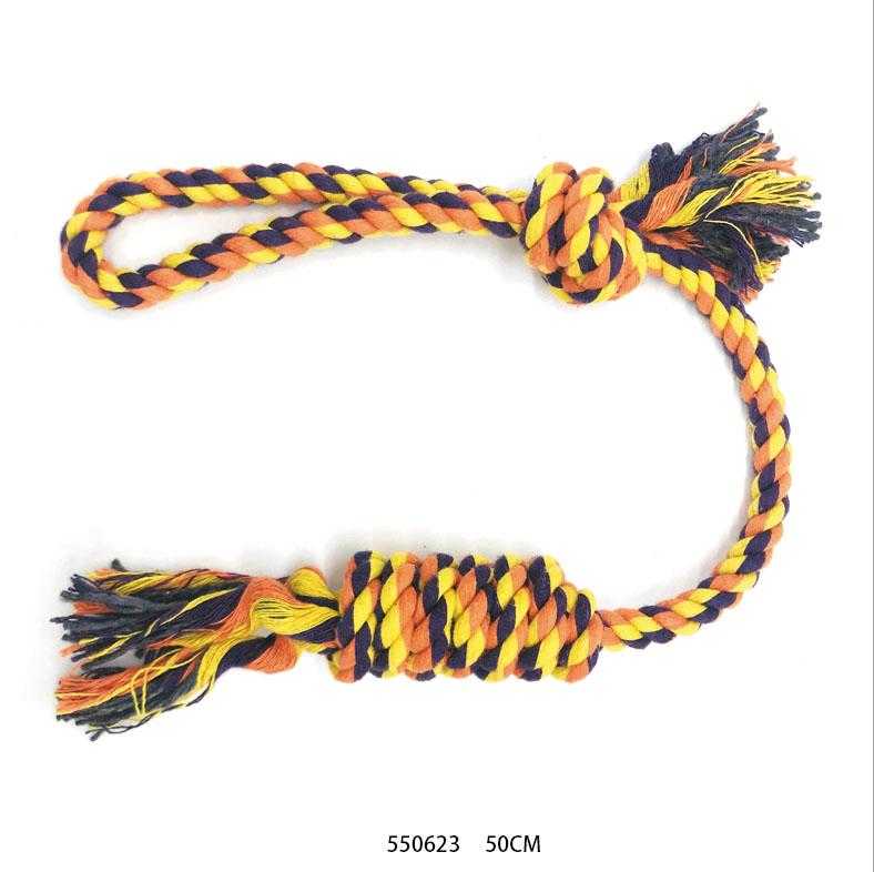 Knotted rope dog toy - 50cm - 550623