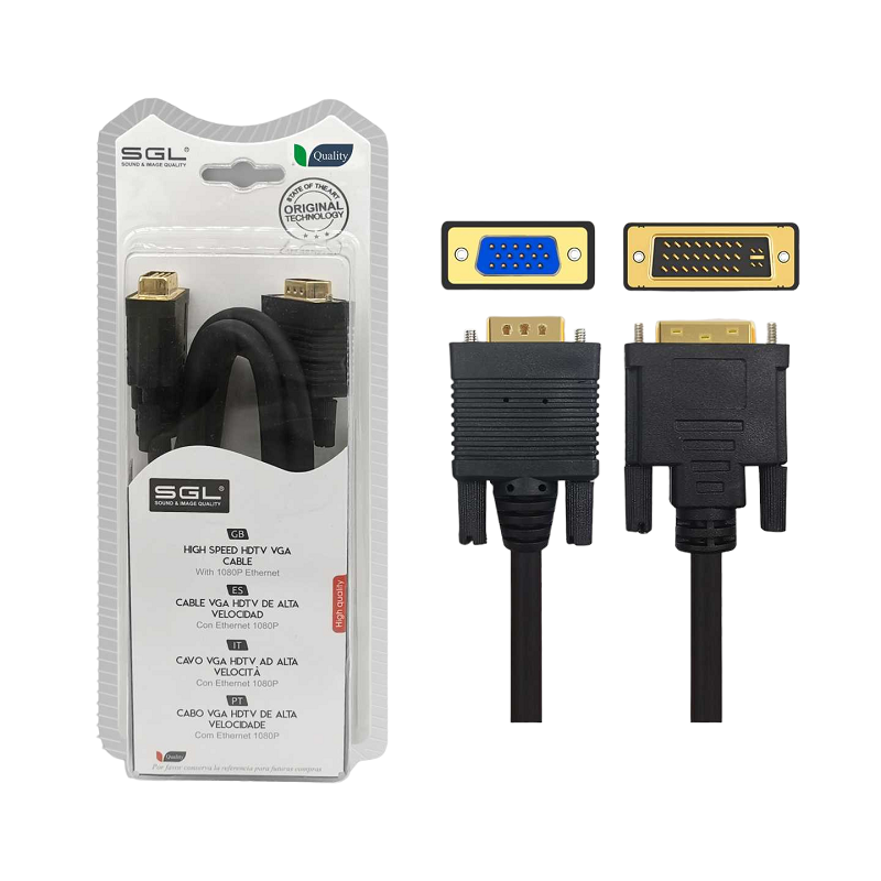 Καλώδιο VGA σε DVI - 1595-550 - 1.5m - 095028 - iThinksmart.gr