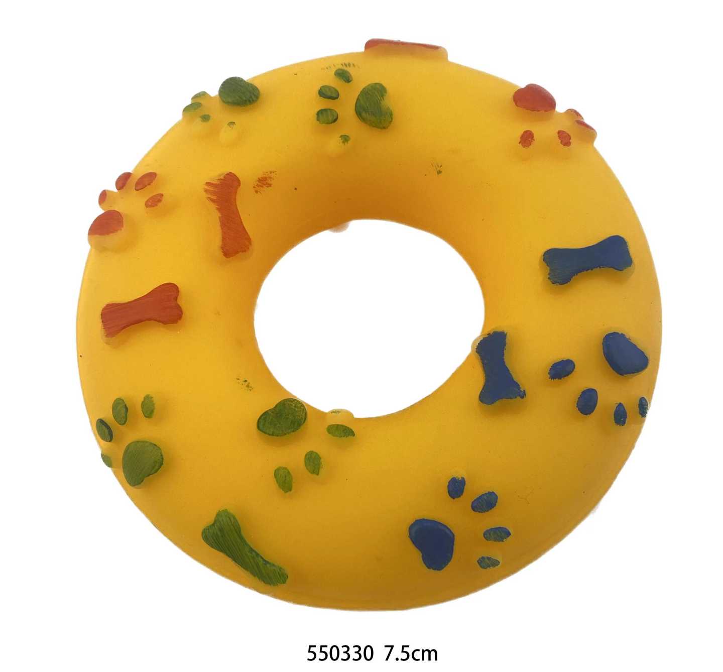 Dog toy Latex ring - 7.5cm - 550330