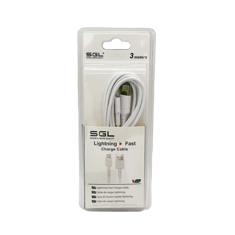 Καλώδιο φόρτισης & data - Lightning - D5 - 3m - 099309 - iThinksmart.gr