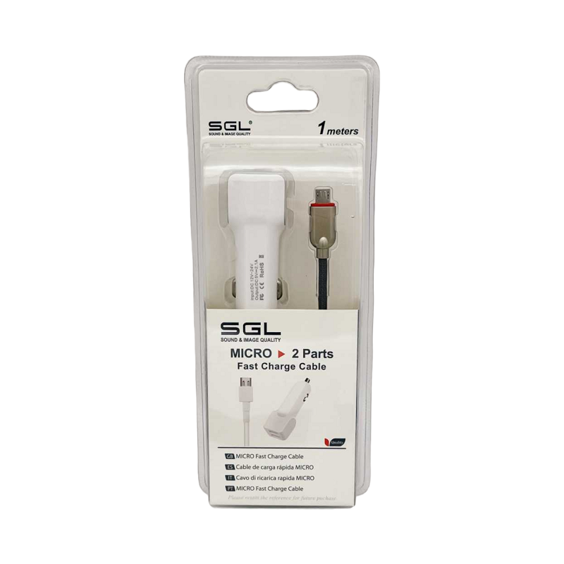 Φορτιστής αναπτήρα αυτοκινήτου με 2 θύρες USB - Lightning - FA5-V2 - 1m - 099613 - iThinksmart.gr