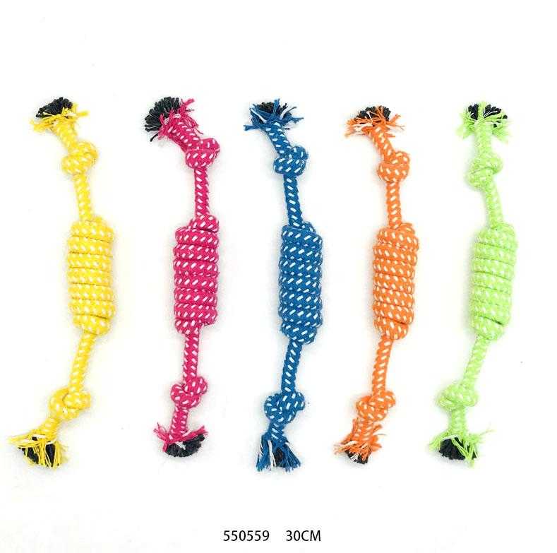 Knotted rope dog toy - 30cm - 550559