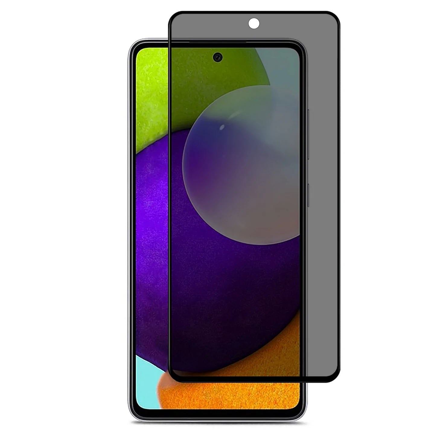 Movil Galaxy A52 / A52s Privacy Screen Protection Glass - Tinted Glass / Full Face Screen Glass 