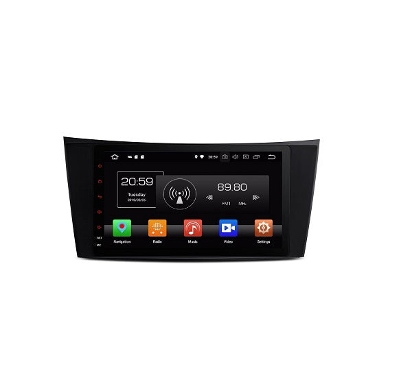 2DIN car audio system - Mercedes - E-Class - Android - 02'-08' - JA-8370