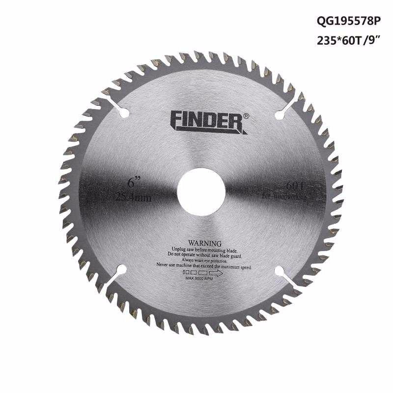 Δίσκος κοπής ξύλου - TCT - 9"" - Φ235 - 60T - Finder - 195578
