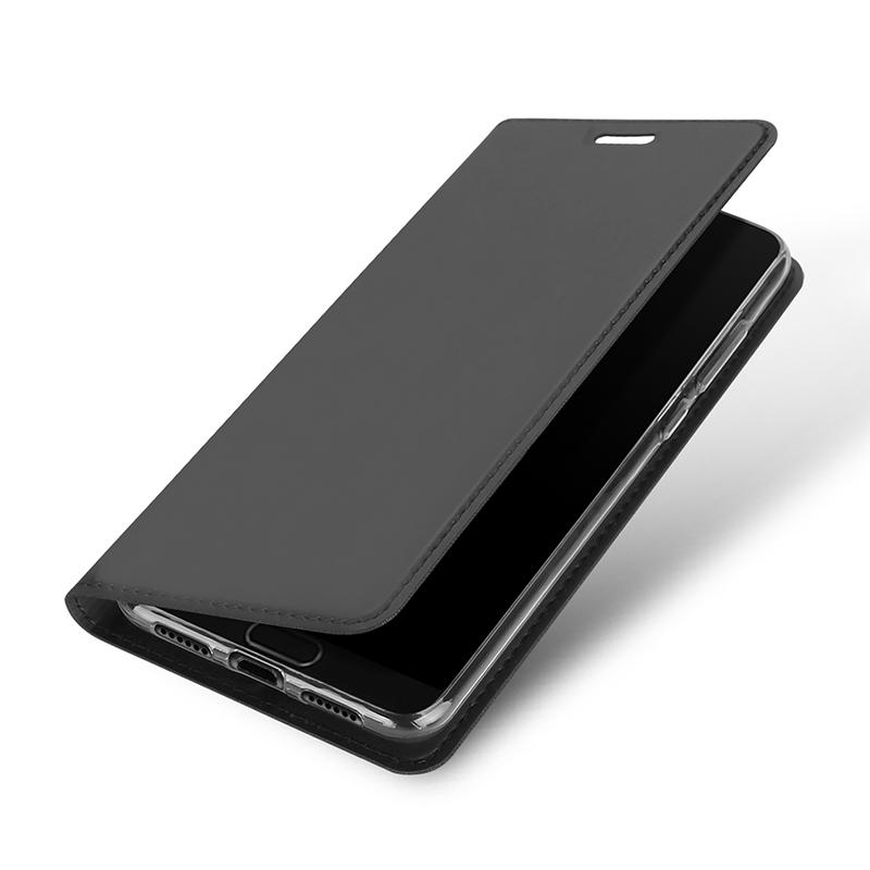 Θήκη Πορτοφόλι Flip Dux Ducis από Δερματίνη - Huawei P20 - Ανθρακι - iThinksmart.gr