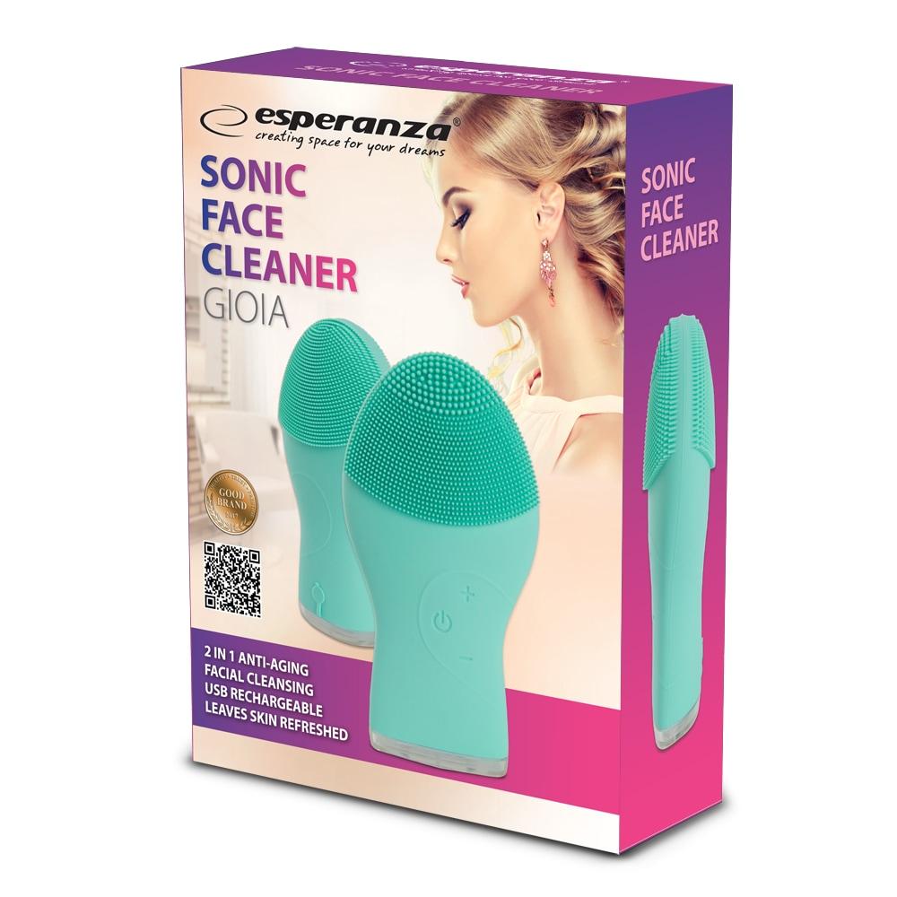 Συσκευή Καθαρισμού Προσώπου & Μασάζ - Esperanza Sonic Gioia - Τυρκουάζ - iThinksmart.gr