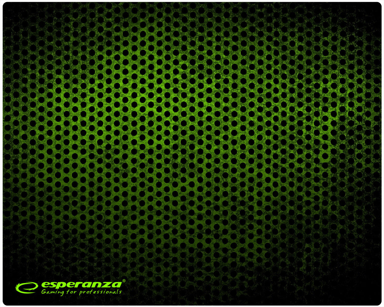 Mousepad Gaming Esperanza Grunge Mini - Μαύρο / Πράσινο ( 25cm x 20cm)