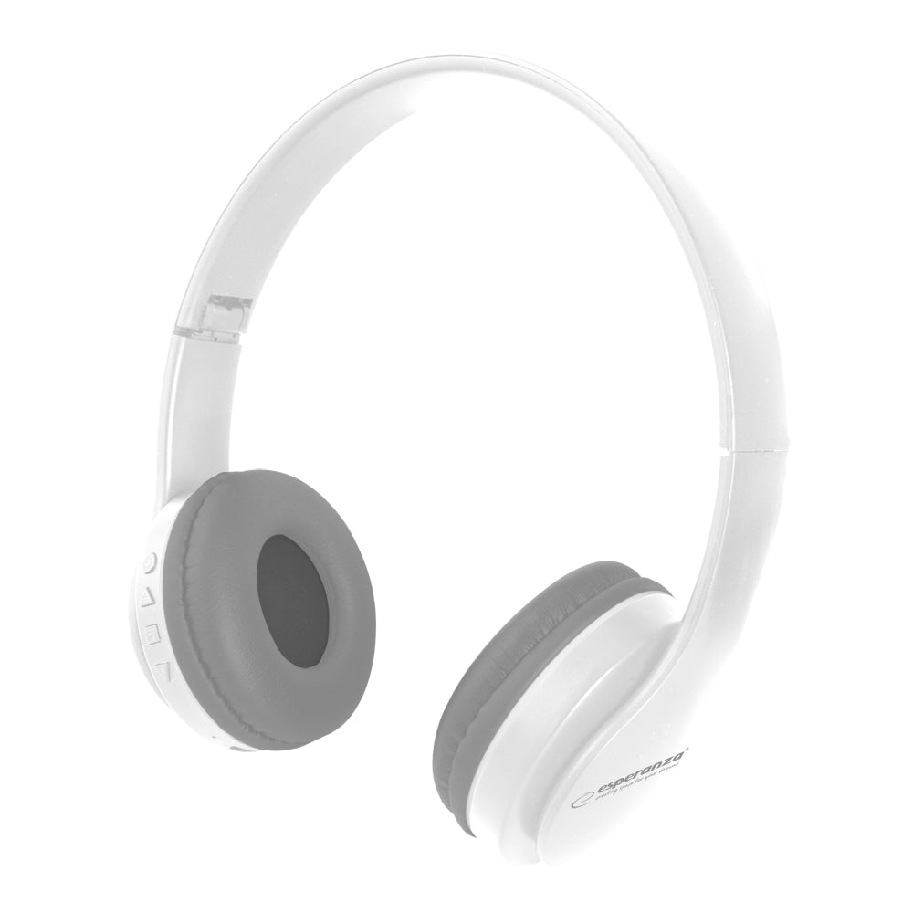Bluetooth Ασύρματα Ακουστικά Κεφαλής Headset Esperanza Banjo Λευκό