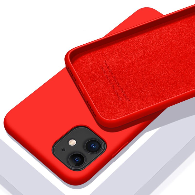 Silicone Case for iPhone - OEM Soft Silicone Rubber - 7 Colors