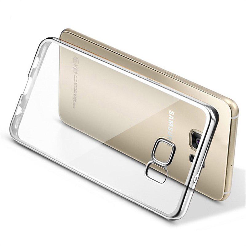 Θηκη TPU "Luxury Frame" Ασημι - Samsung Galaxy S7 Edge - iThinksmart.gr