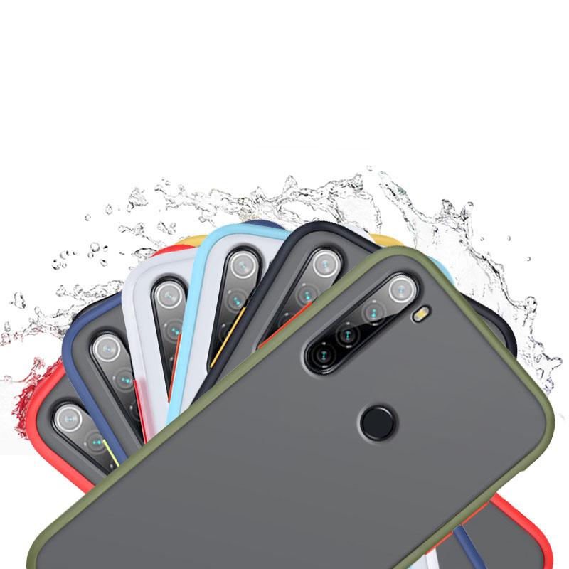 Θήκη Xiaomi Redmi Note 7/ Note 8 Pro / Note 8 T / Redmi 7A - Vennus Color Button - Μαύρο / Κόκκινα Κουμπιά - iThinksmart.gr