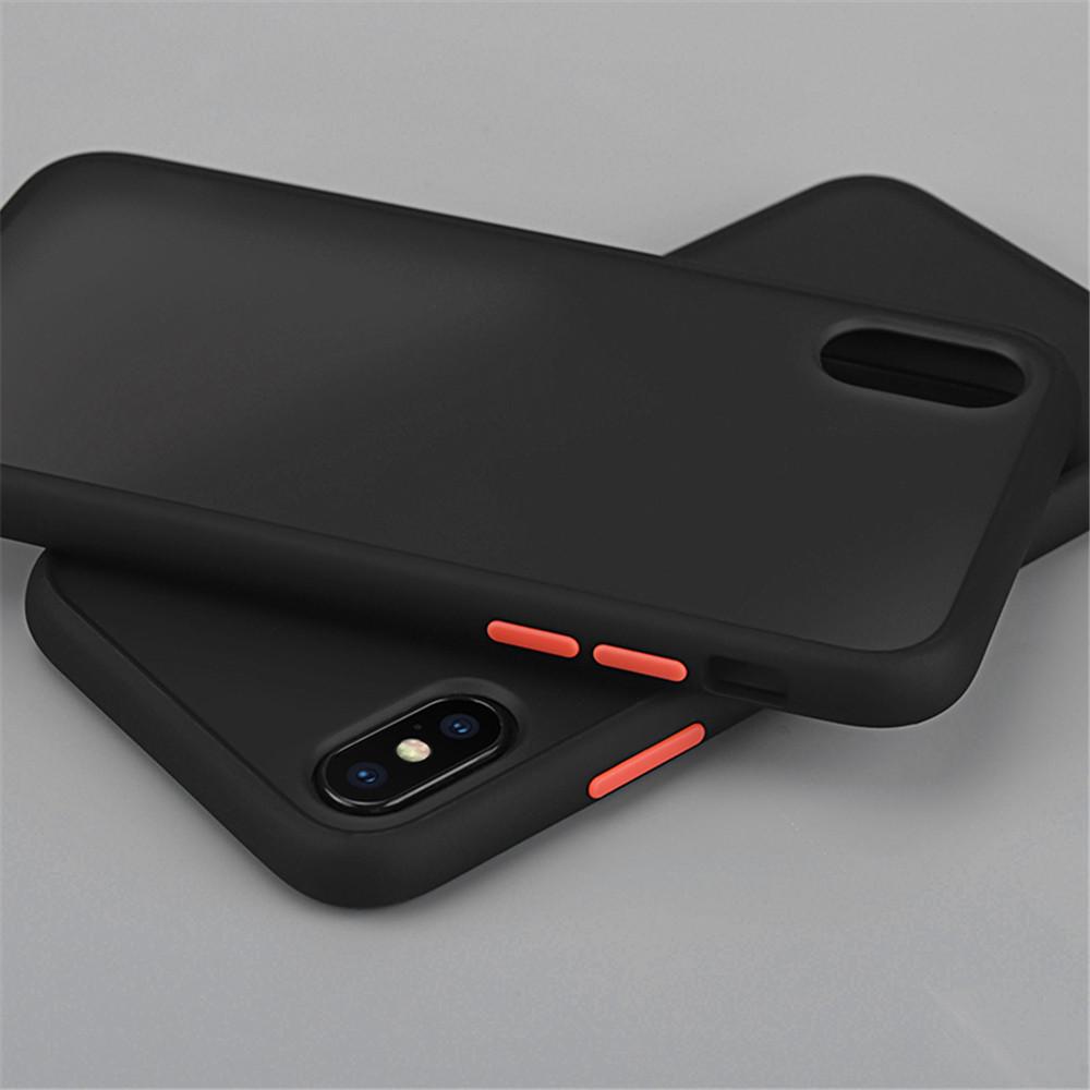 Θήκη Xiaomi Redmi Note 7/ Note 8 Pro / Note 8 T / Redmi 7A - Vennus Color Button - Μαύρο / Κόκκινα Κουμπιά - iThinksmart.gr