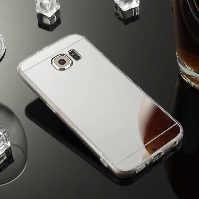 Θηκη TPU "Mirror" Ασημι - Samsung Galaxy S6 Edge Plus - iThinksmart.gr