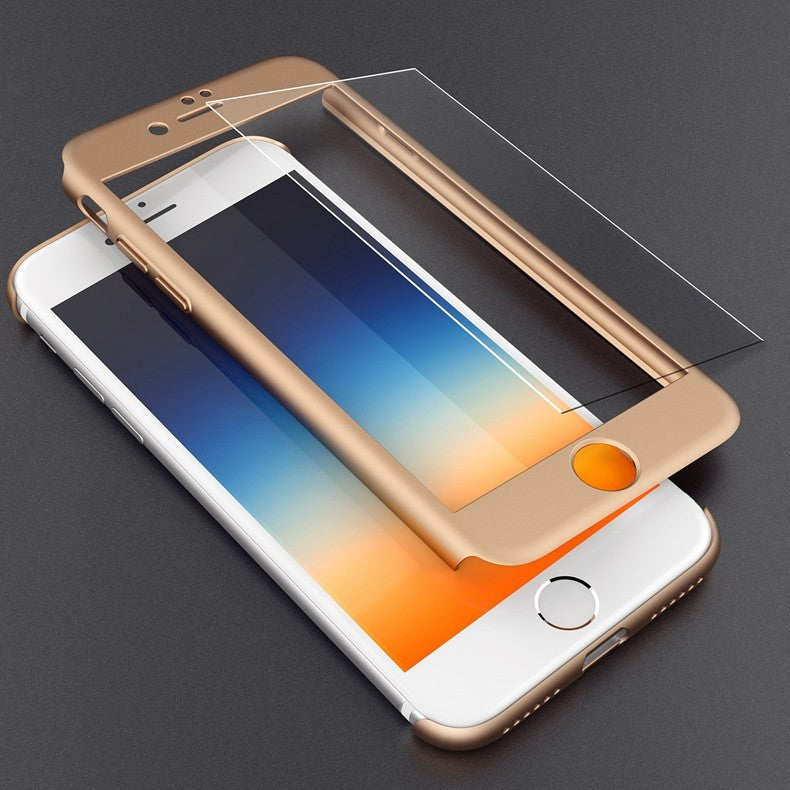 Θηκη 360° Full Cover Χρυση - iPhone 7 / iPhone 8 / SE 2020 - iThinksmart.gr