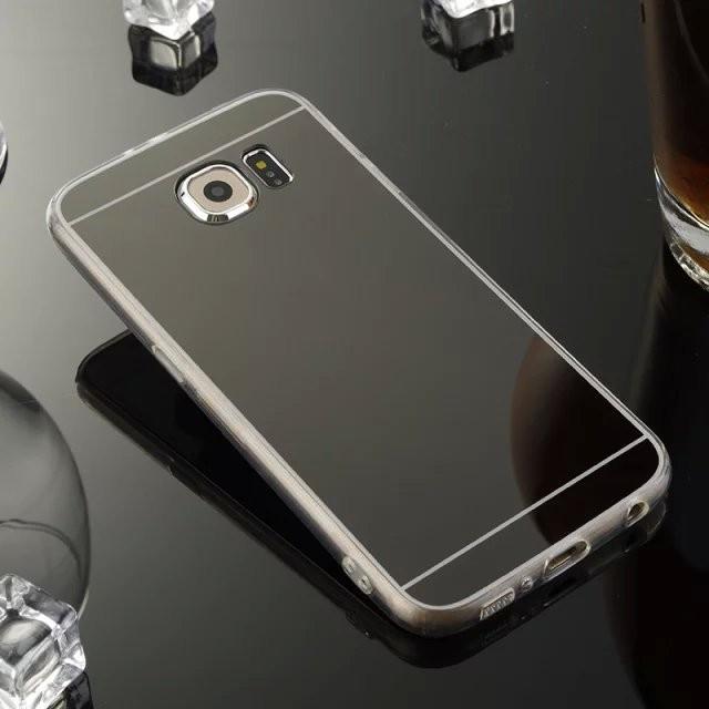 Θηκη TPU "Mirror" Μαυρο - Galaxy S6 Edge Plus - iThinksmart.gr