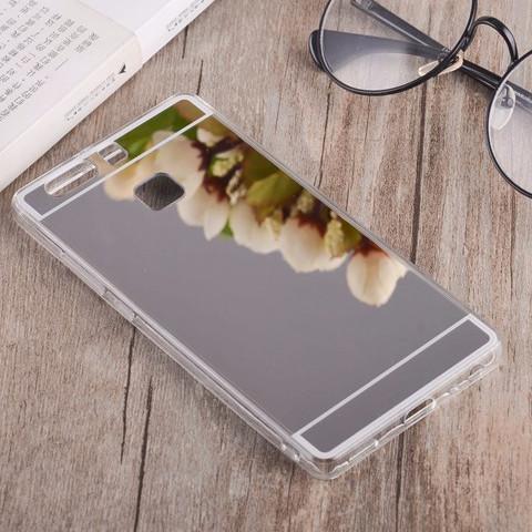 Θηκη TPU "Mirror" Ασημι - Huawei P9 (EVA-L09) - iThinksmart.gr